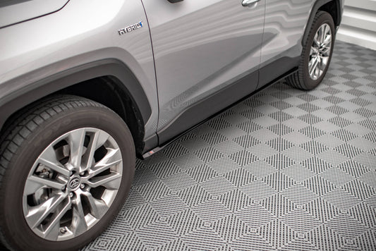 Seitenschweller Ansatz für Toyota RAV4 Mk5 Carbon Look