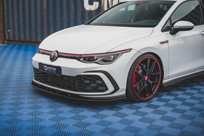 Front Ansatz für Volkswagen Golf 8 GTI Carbon Look