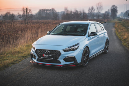 Front Ansatz +Flaps für V.6 Hyundai I30 N Mk3 Hatchback/Fastback