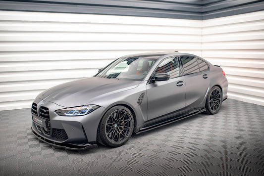 Seitenschweller Ansatz für V.2 für BMW M3 G80 Carbon Look