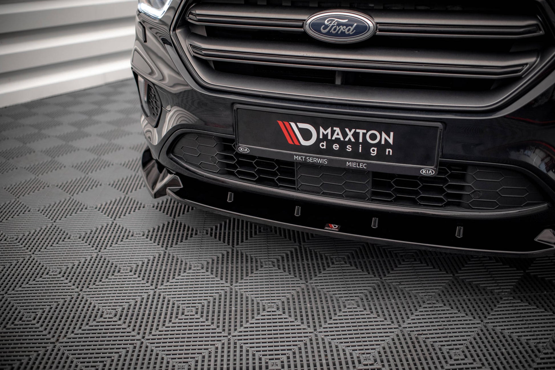 Front Ansatz V.2 für Ford Escape ST-Line Mk3 schwarz matt