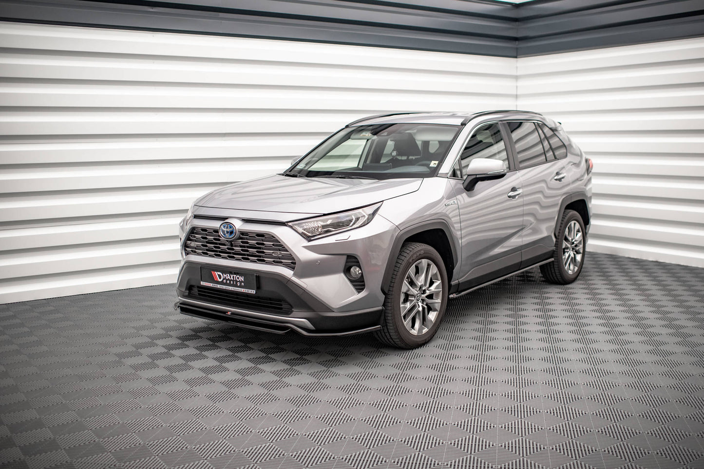 Seitenschweller Ansatz für Toyota RAV4 Mk5 schwarz Hochglanz