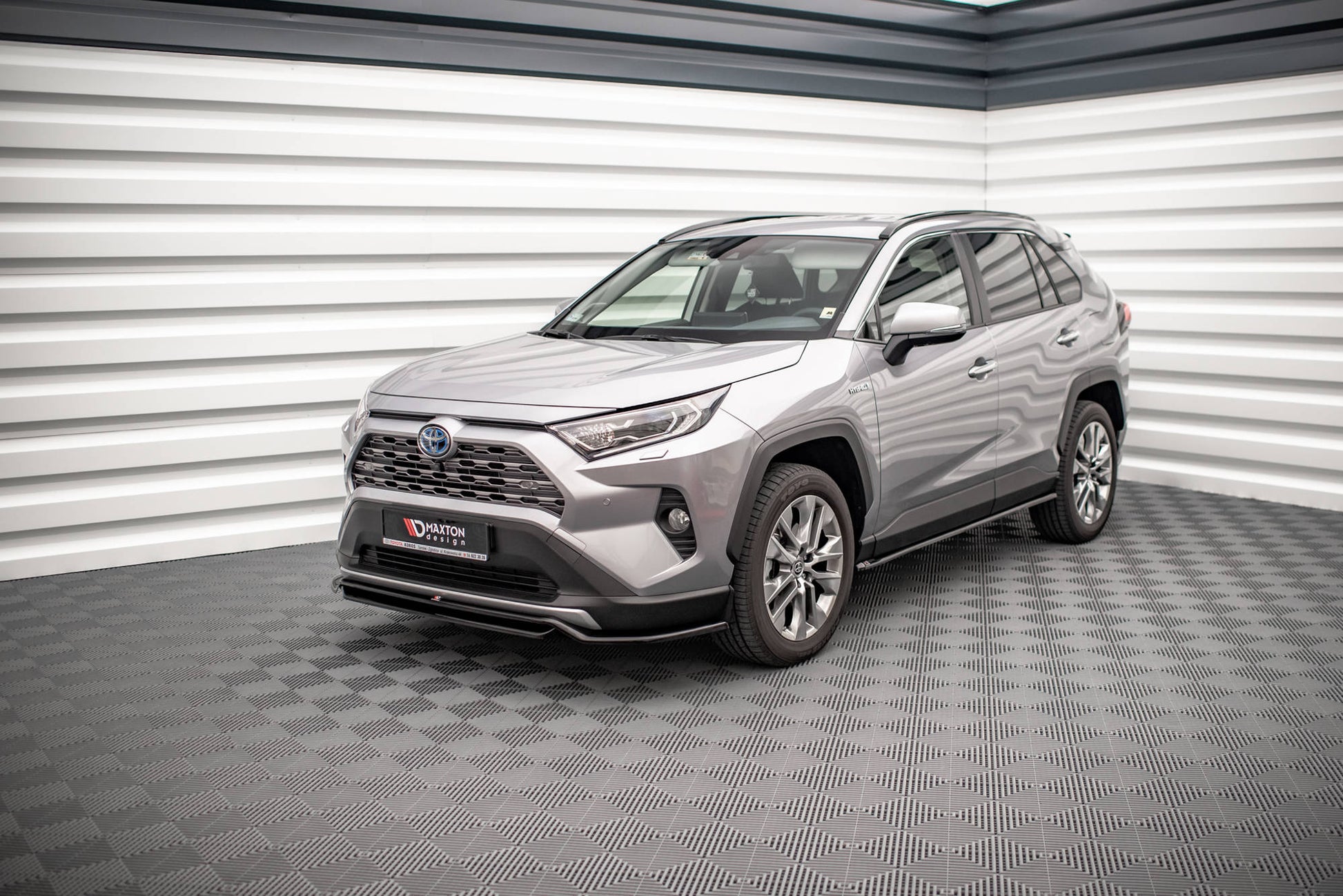 Seitenschweller Ansatz für Toyota RAV4 Mk5 schwarz Hochglanz