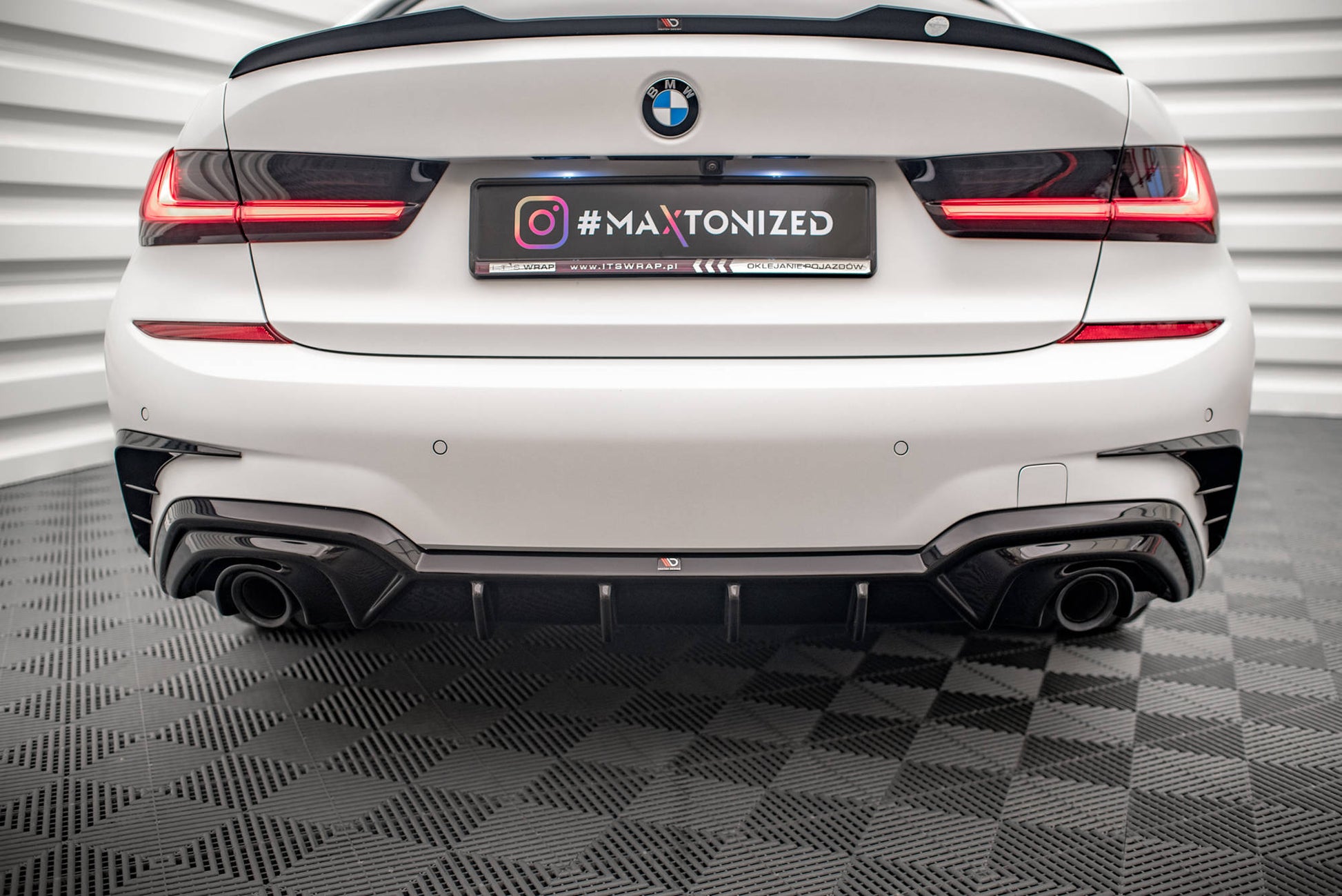 Diffusor Heck Ansatz für BMW 3er M-Paket G20 / G21