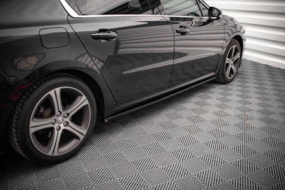 Seitenschweller Ansatz für Peugeot 508 GT Mk1 Facelift Carbon Look
