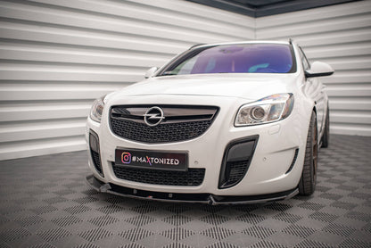 Front Ansatz V.2 für Opel Insignia OPC Mk1 schwarz Hochglanz