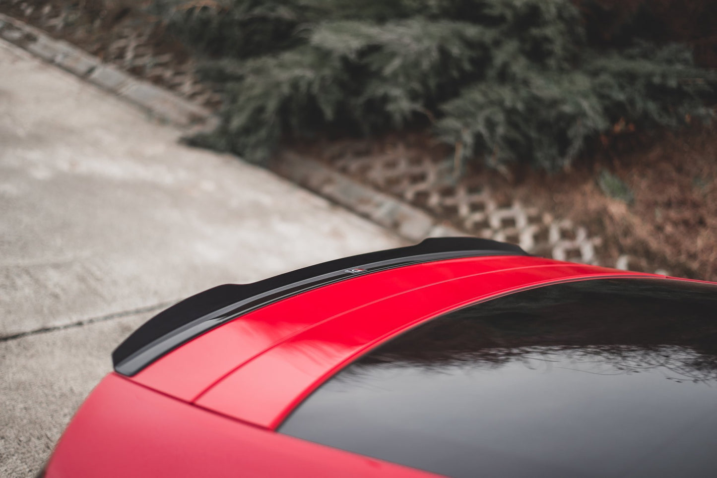 Spoiler CAP für Audi A7 C8 / C8 S-Line / S7 C8 / RS7 C8 schwarz matt