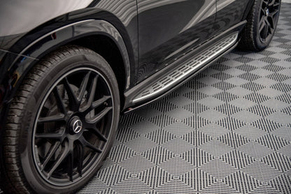 Seitenschweller Ansatz für Mercedes-AMG GLE Coupe C167 Carbon Look