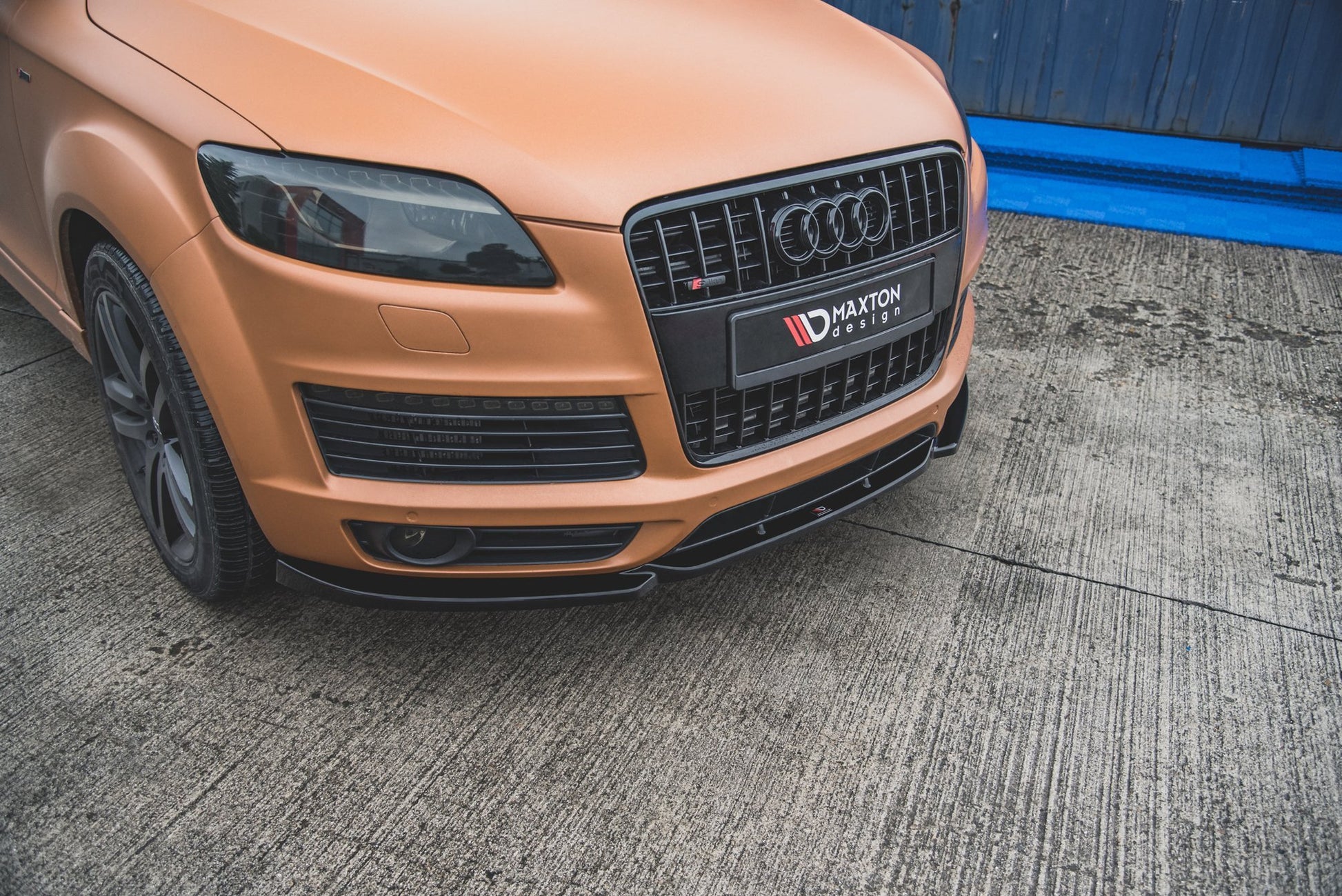 Front Ansatz für Audi Q7 S-Line Mk.1 Carbon Look