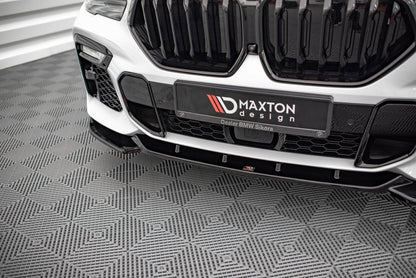 Front Ansatz V.1 für BMW X6 M-Paket G06 Carbon Look