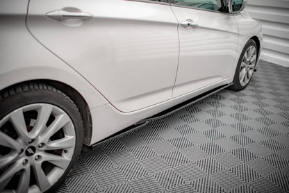 Seitenschweller Ansatz für Hyundai I40 Mk1 schwarz matt