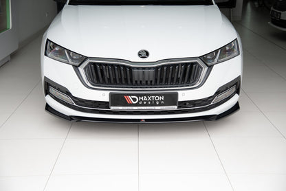 Front Ansatz V.2 für Skoda Octavia Mk4 schwarz matt