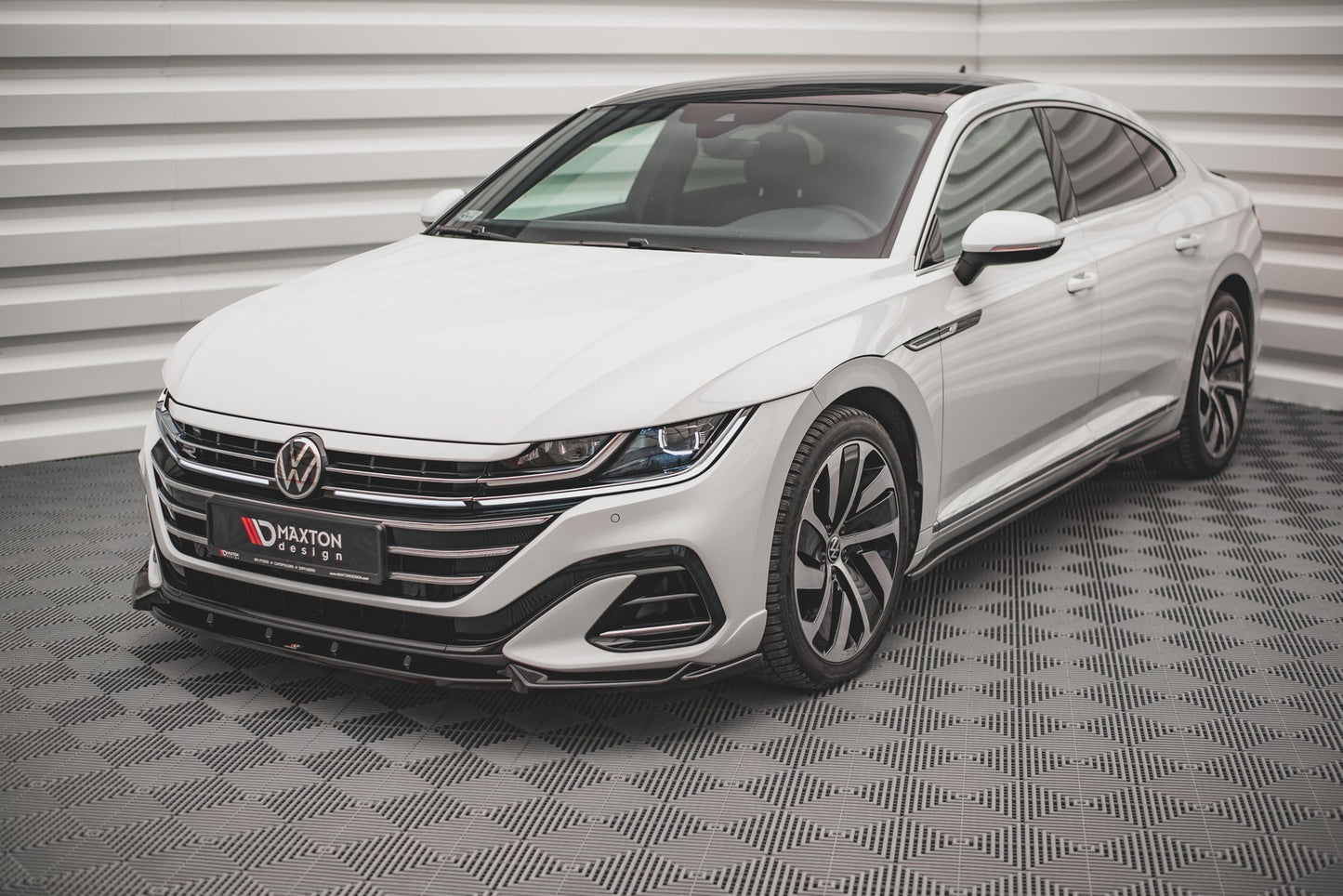 Front Ansatz V.1 für Volkswagen Arteon R-Line Facelift Carbon Look