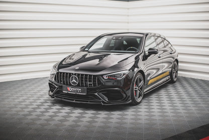 Front Ansatz V.2 für Mercedes-AMG CLA 45 Aero C118 schwarz matt