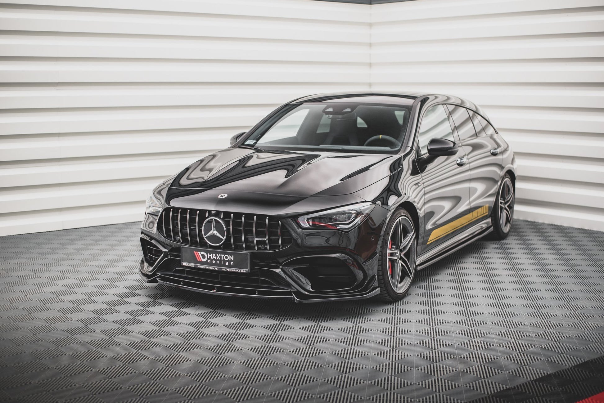 Front Ansatz V.2 für Mercedes-AMG CLA 45 Aero C118 Carbon Look