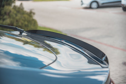 Spoiler CAP für Ford Mondeo Liftback Mk5 Facelift schwarz matt
