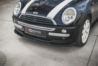 Front Ansatz für Mini Cooper / One R50  schwarz Hochglanz