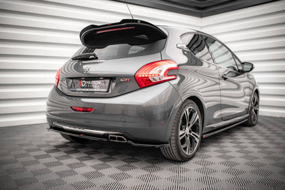Spoiler CAP für Peugeot 208 GTi Mk1 schwarz Hochglanz