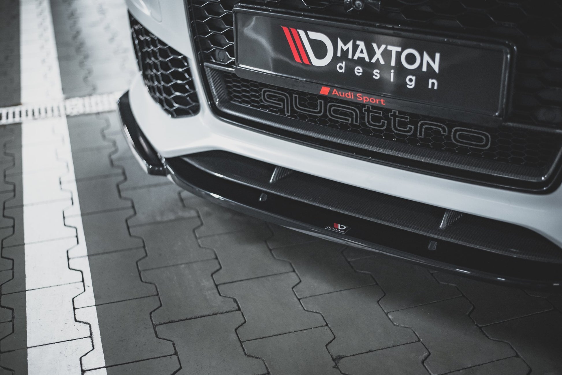 Front Ansatz V.3 für Audi RS6 C7 schwarz matt