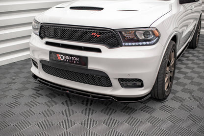 Front Ansatz V.1 für Dodge Durango RT Mk3 Facelift schwarz Hochglanz