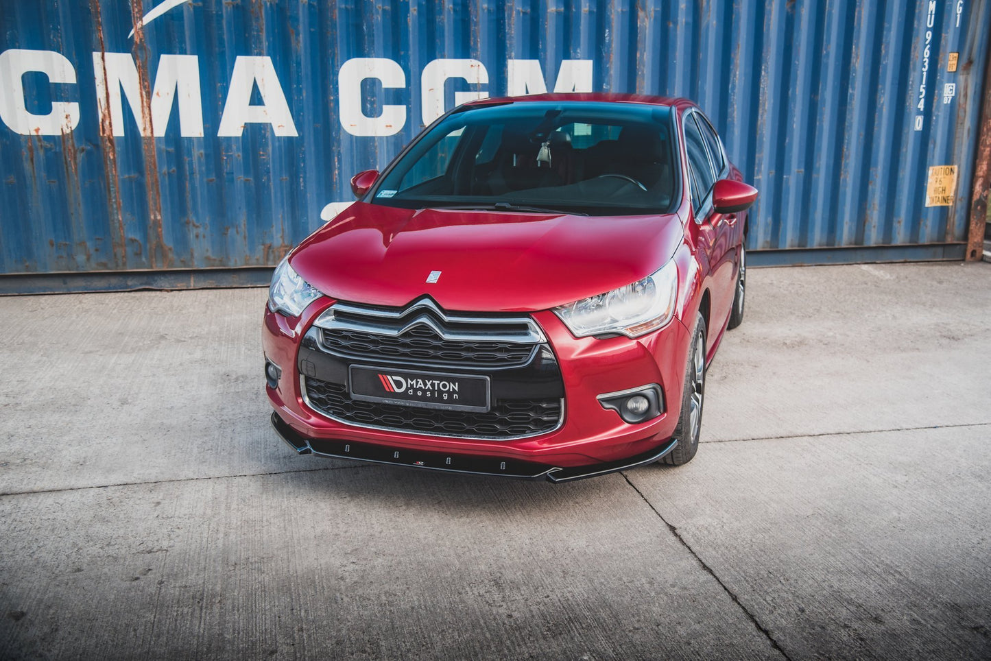 Front Ansatz für Citroen DS4 Carbon Look