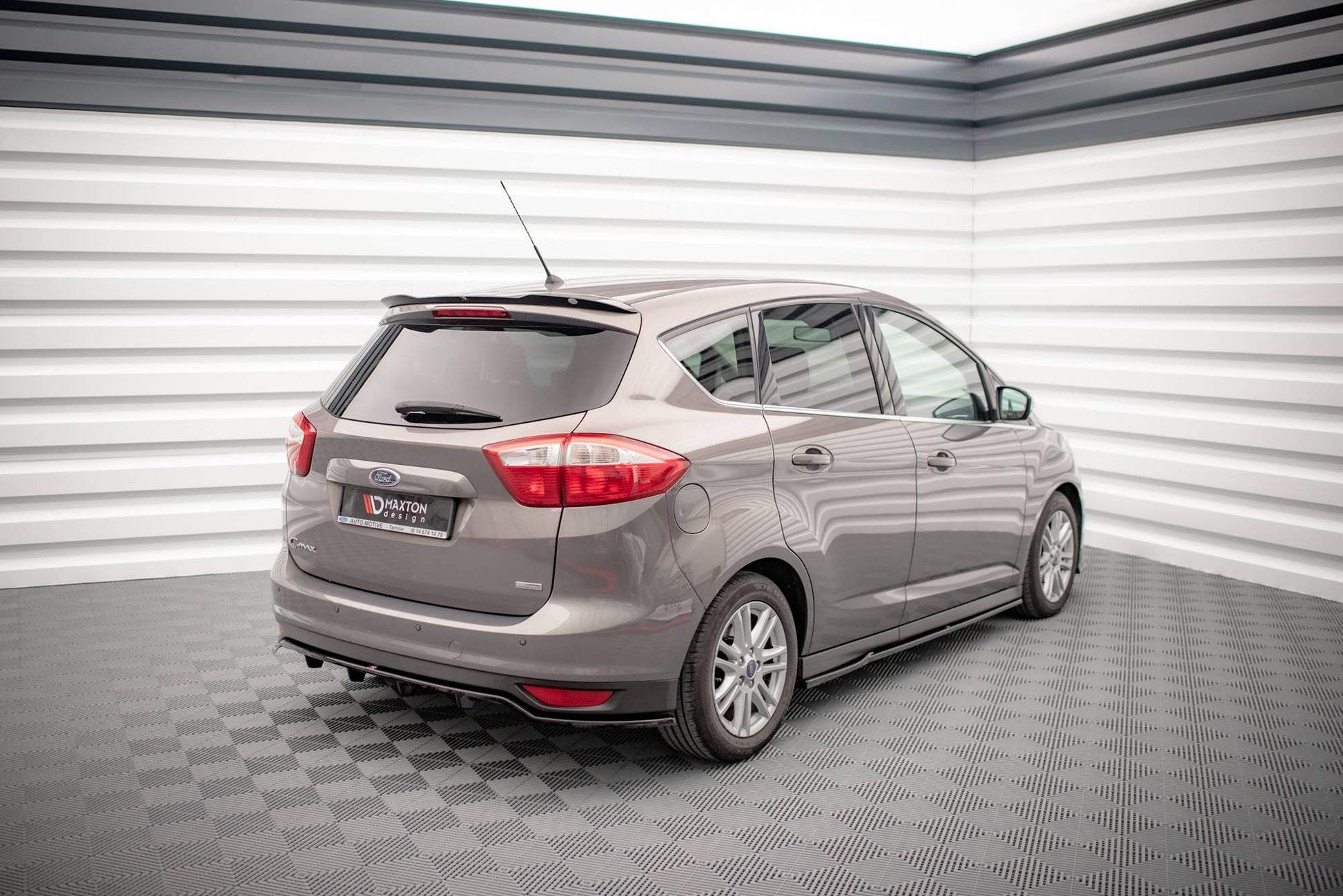 Spoiler CAP für Ford C-Max Mk2 schwarz matt