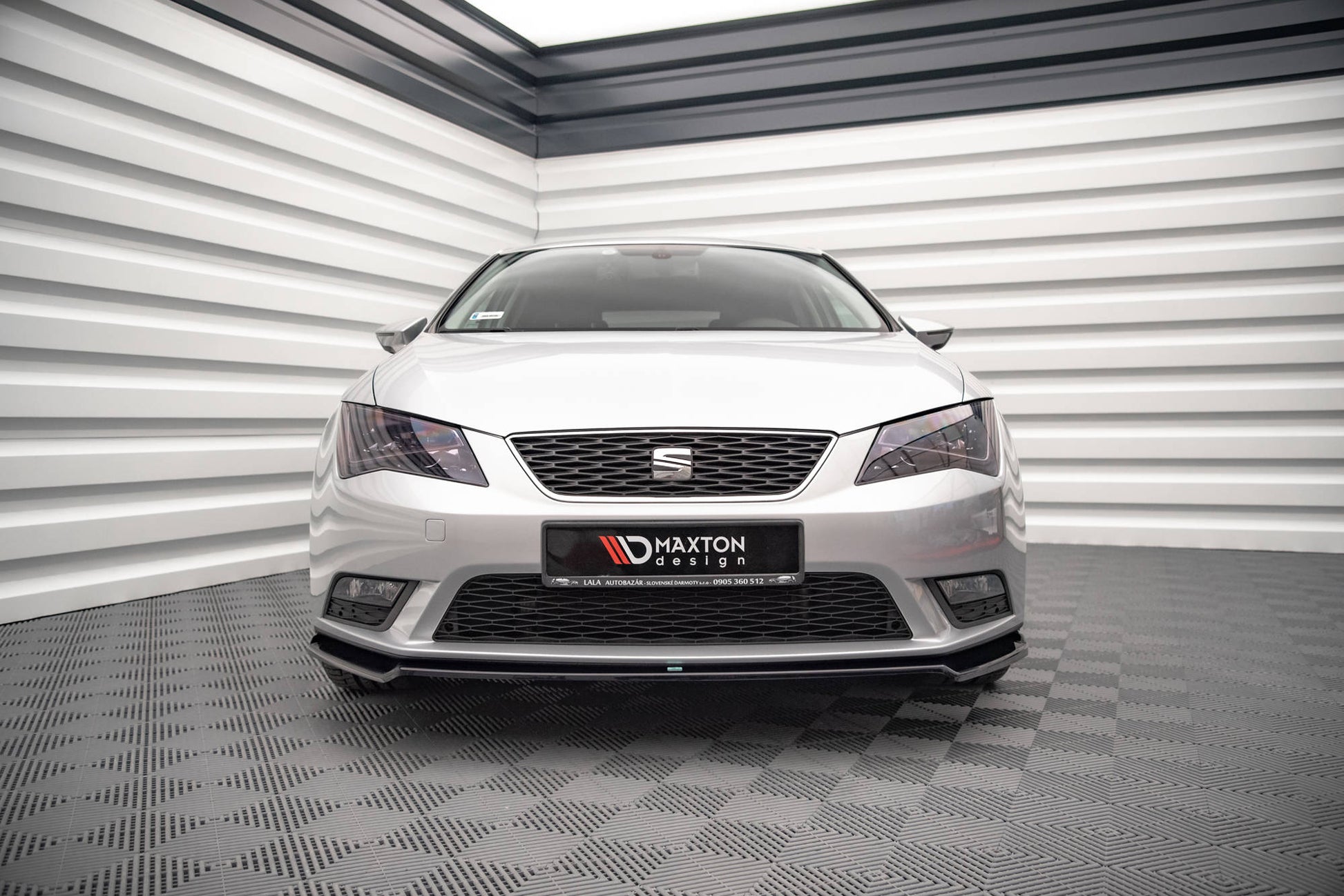 Front Ansatz V.2 für Seat Leon Mk3 schwarz matt