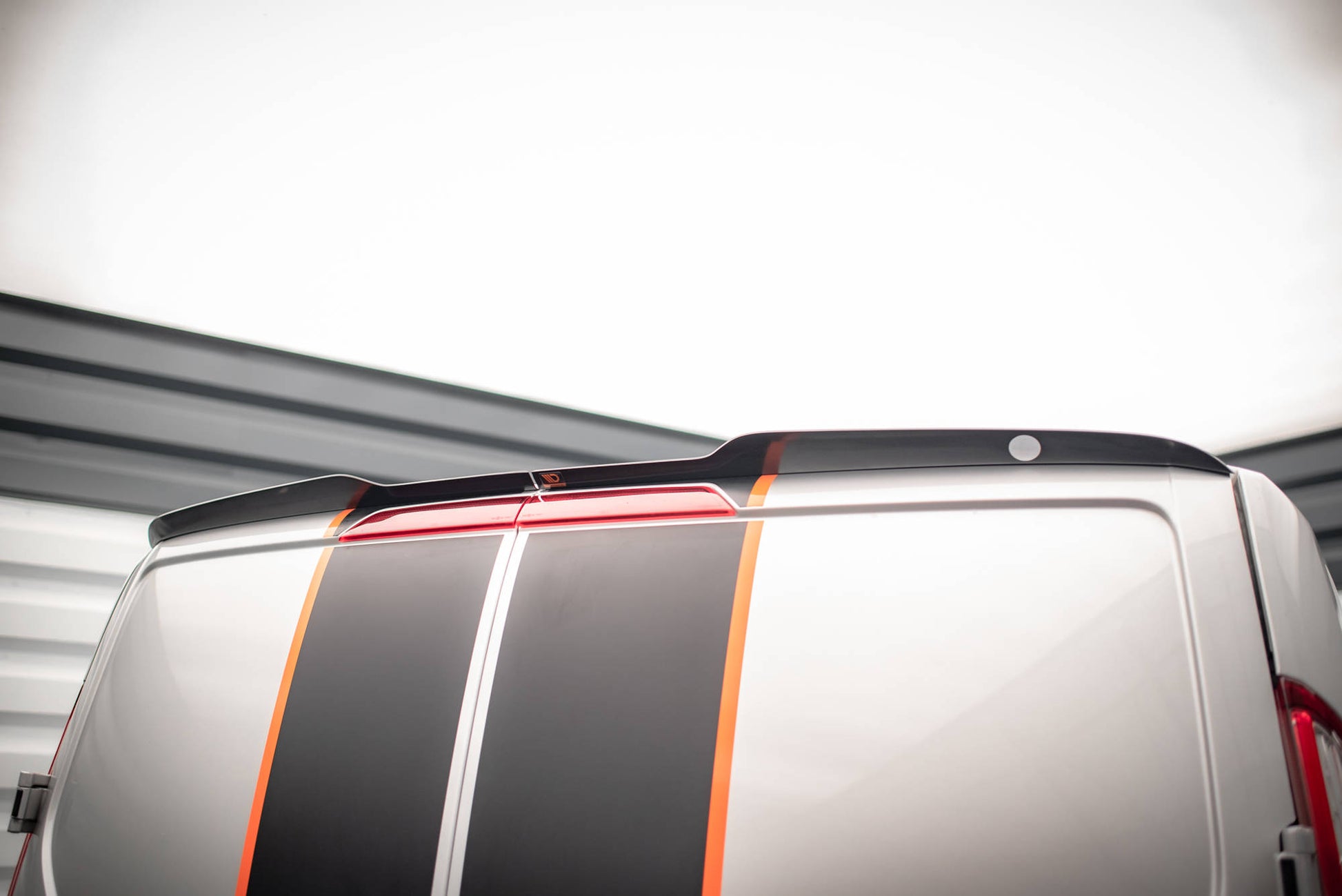 Spoiler CAP für Ford Transit Custom ST-Line Mk1 Facelift schwarz Hochglanz