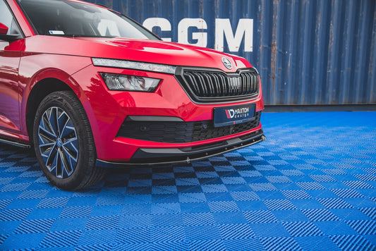 Front Ansatz V.2 für Skoda Kamiq Carbon Look