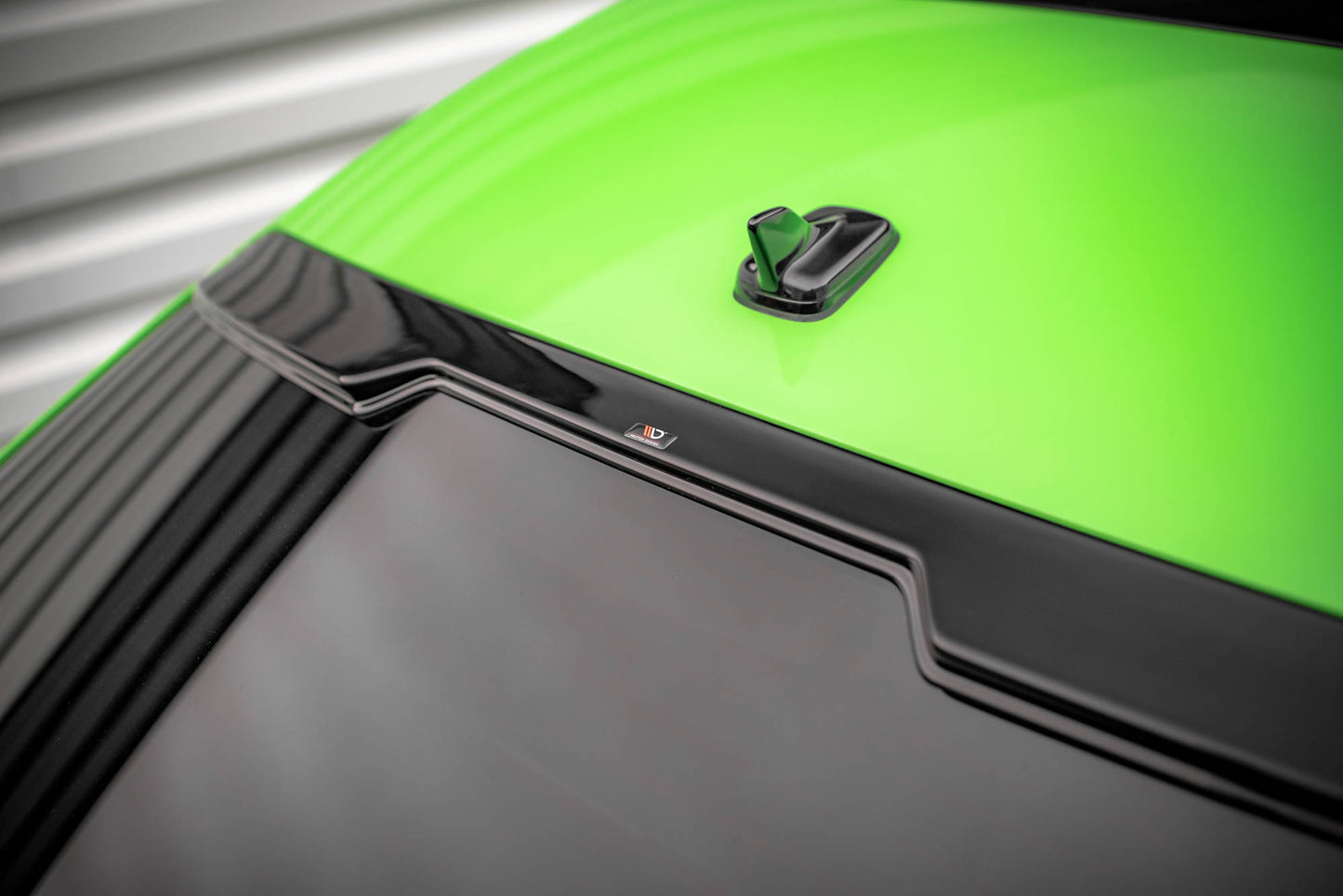 Heckscheiben Spoiler für Audi RS3 Limousine 8Y schwarz matt