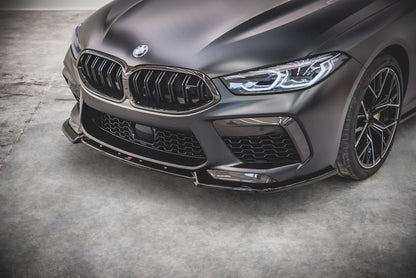 Front Ansatz V.3 für BMW M8 Gran Coupe F93 schwarz Hochglanz