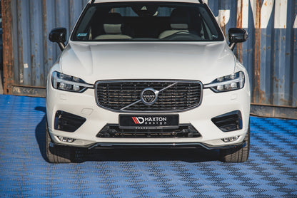 Front Ansatz V.1 für Volvo XC60 Mk2 R-Design schwarz matt