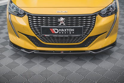 Front Ansatz V.2 für Peugeot 208 Mk2 Carbon Look