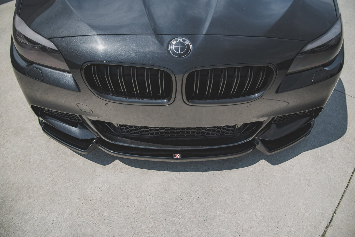 Front Ansatz V.3 für BMW 5er F10/F11 M-Paket schwarz Hochglanz