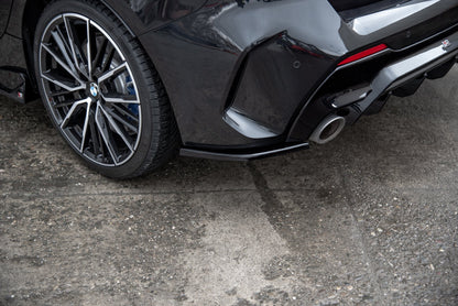 Heck Ansatz Flaps Diffusor V.3 für BMW 1er F40 M-Paket/ M135i Carbon Look