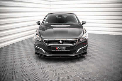 Front Ansatz V.2 für Peugeot 508 GT Mk1 Facelift schwarz matt