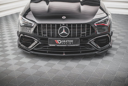 Front Ansatz V.1 für Mercedes-AMG CLA 45 Aero C118 schwarz matt