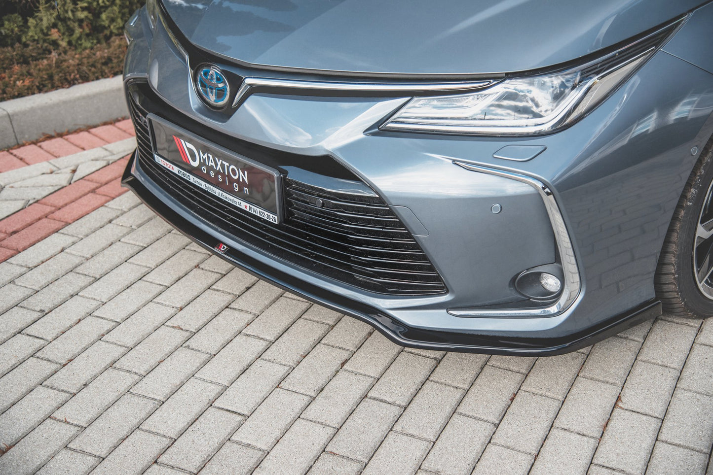Front Ansatz für Toyota Corolla XII Limousine  schwarz matt