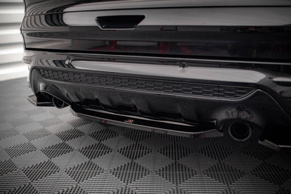 Mittlerer Diffusor Heck Ansatz für Ford Escape ST-Line Mk3 Carbon Look