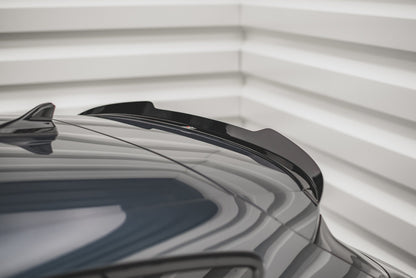 Spoiler CAP für Seat Leon FR Hatchback Mk4 schwarz Hochglanz