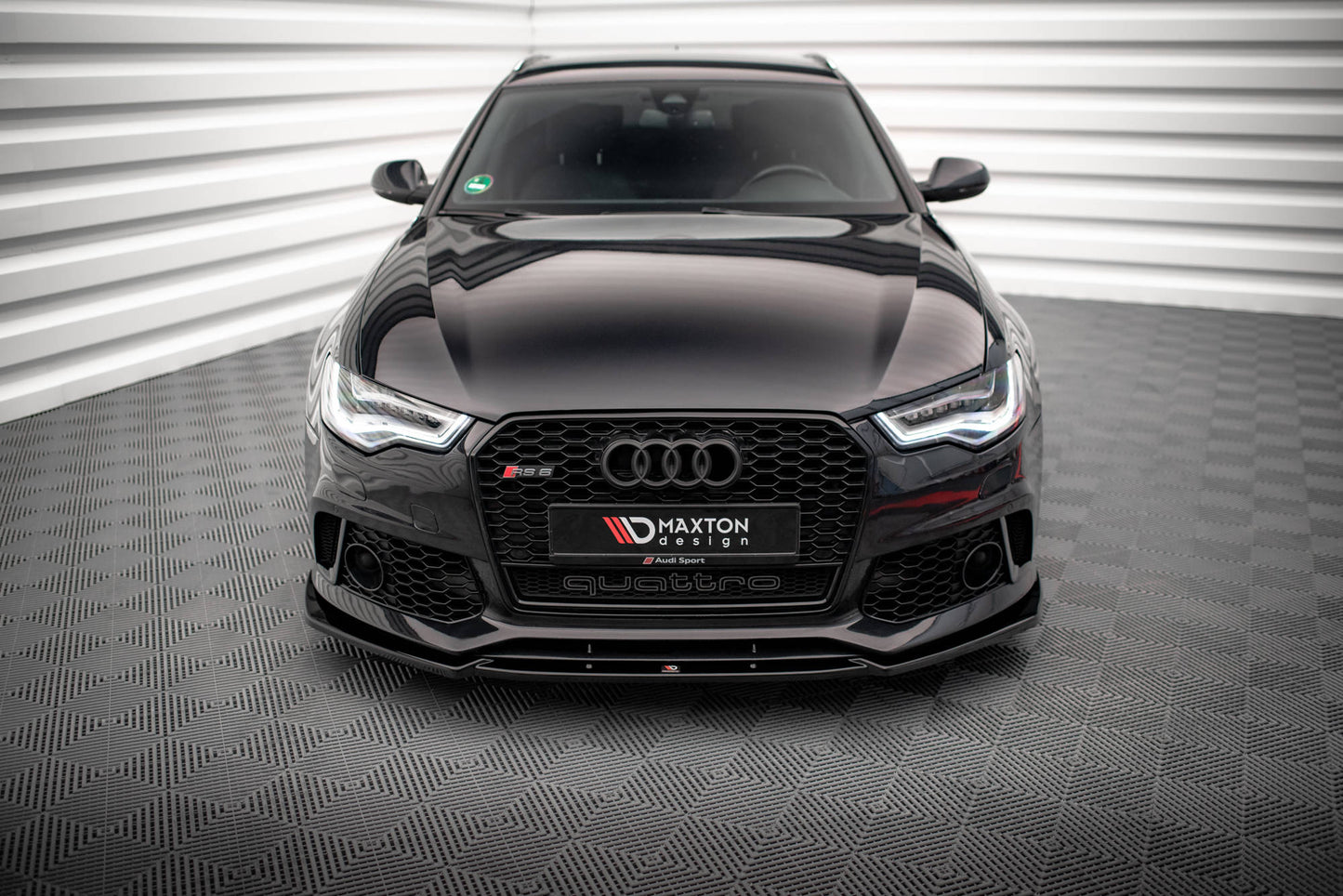 Front Ansatz für Audi A6 RS6 Look C7 Carbon Look