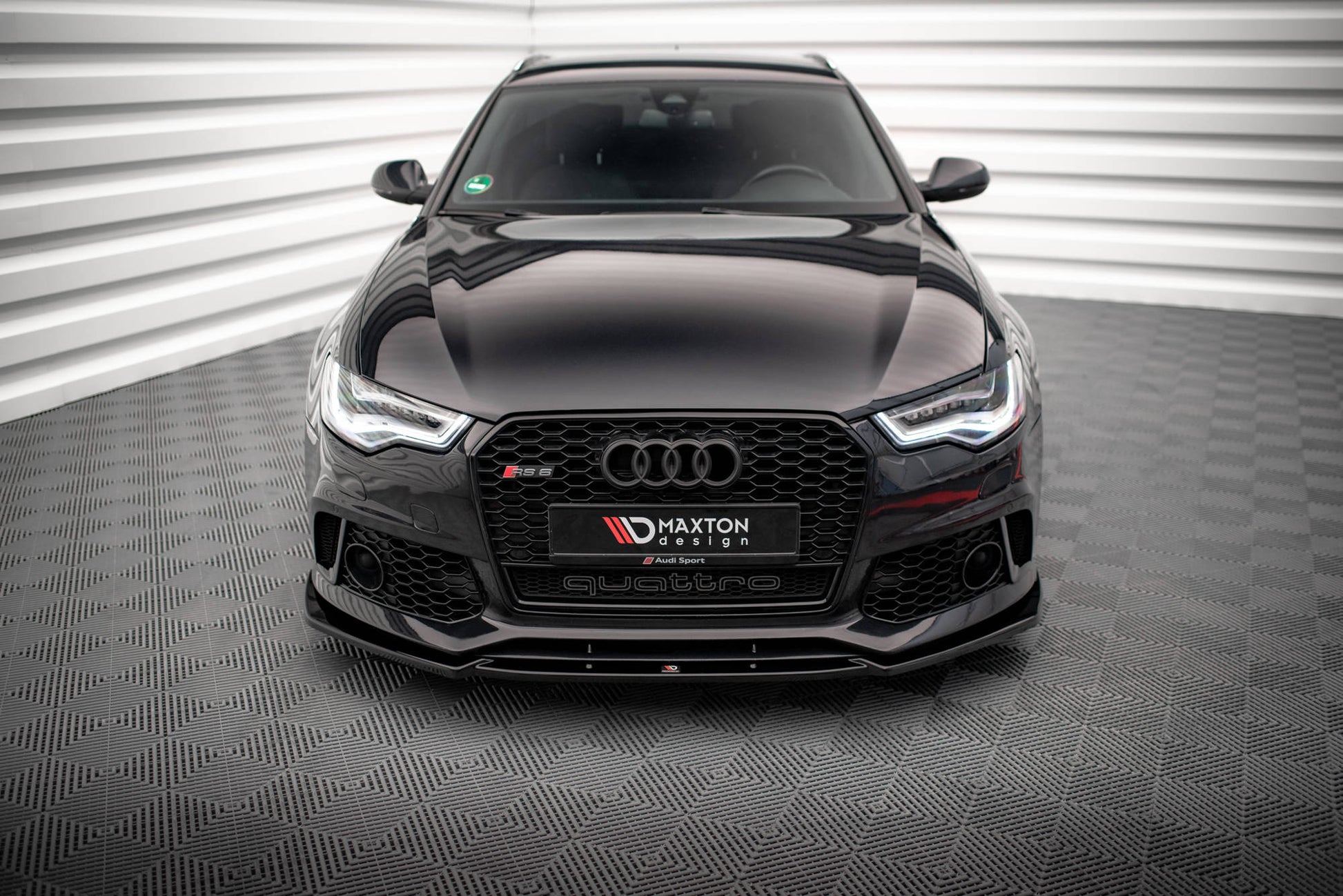 Front Ansatz für Audi A6 RS6 Look C7 Carbon Look