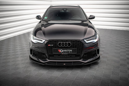 Front Ansatz für Audi A6 RS6 Look C7 Carbon Look