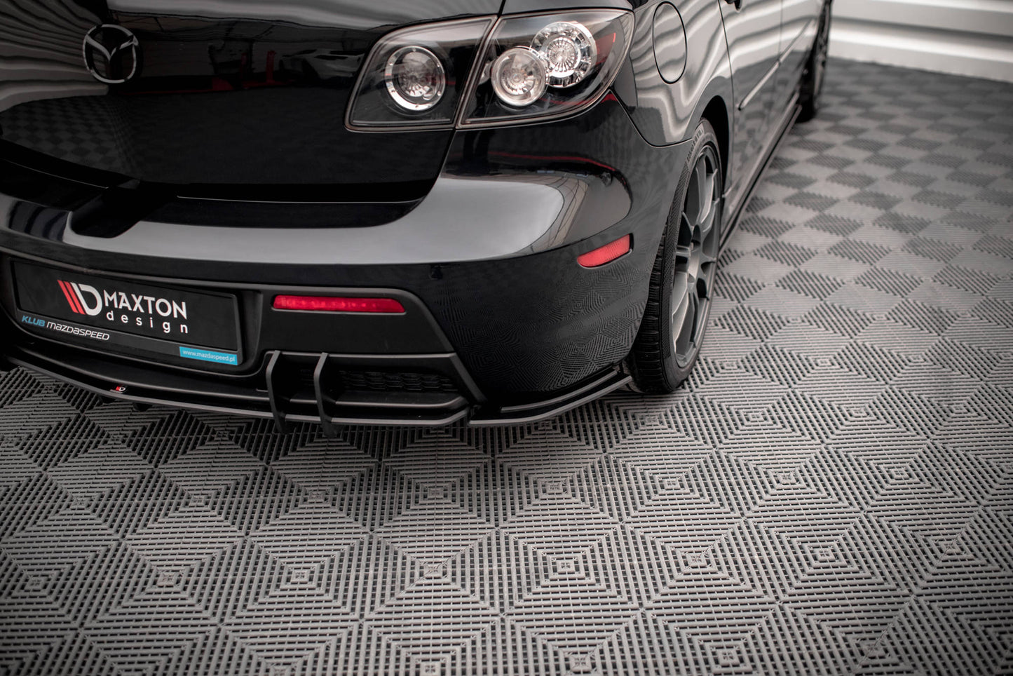 Street Pro Heck Ansatz Flaps Diffusor für Mazda 3 MPS Mk1
