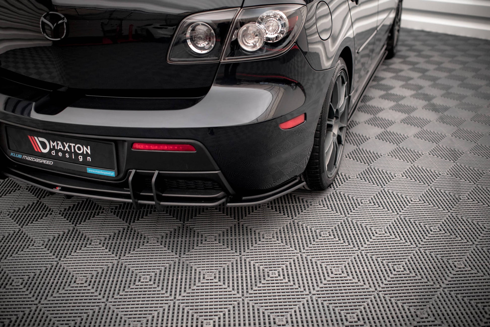 Street Pro Heck Ansatz Flaps Diffusor für Mazda 3 MPS Mk1