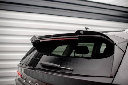Spoiler CAP für Skoda Enyaq iV schwarz Hochglanz