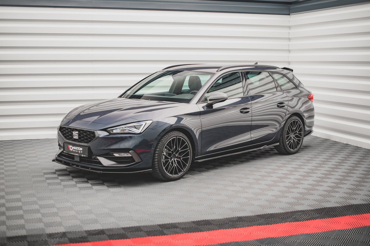 Seitenschweller Ansatz für V.1 für Seat Leon FR Mk4 / Cupra Leon  schwarz Hochglanz
