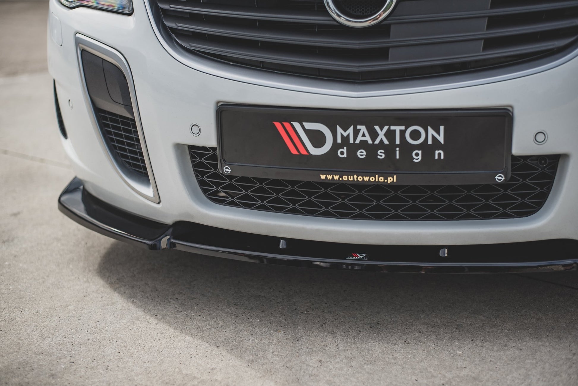 Front Ansatz V.1 für Opel Insignia Mk. 1 OPC Facelift schwarz matt