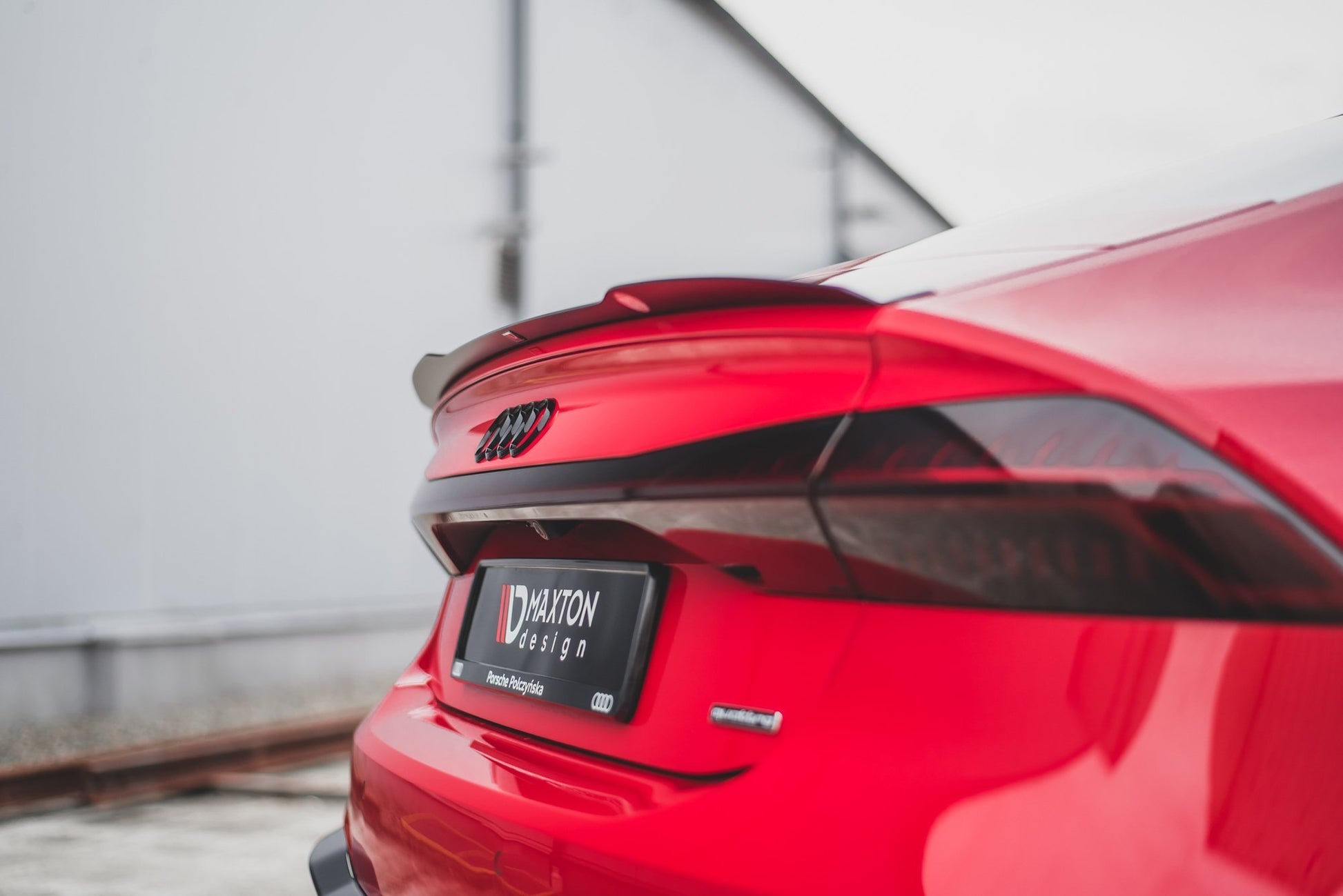 Spoiler CAP für Audi A7 C8 / C8 S-Line / S7 C8 / RS7 C8 schwarz matt