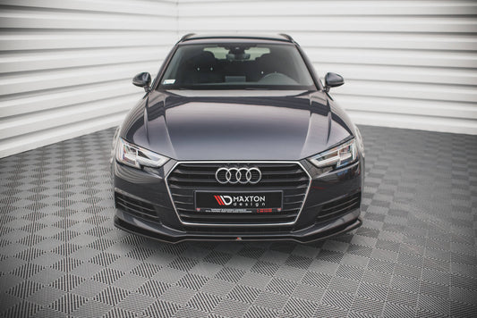 Front Ansatz V.2 für Audi A4 B9 schwarz matt